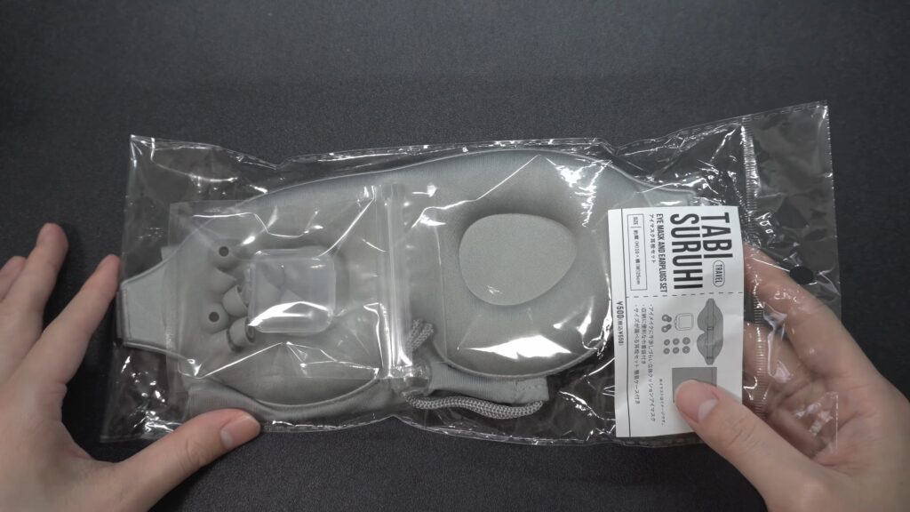 3COINS アイマスク・耳栓セットのパッケージ外観