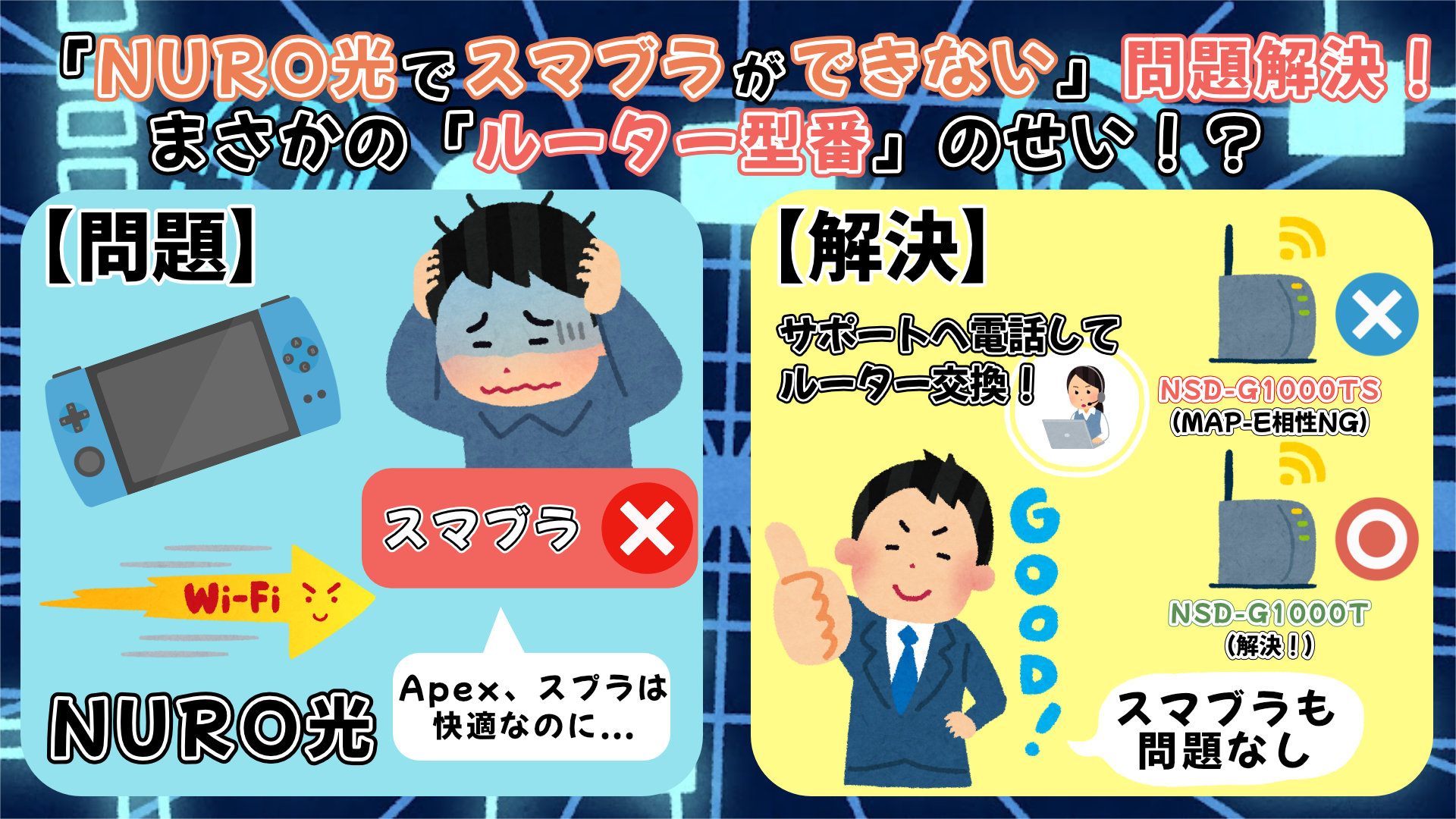 【NURO光】爆速だけどスマブラだけできない！？Switch2のエラー「2618-0513」の解決方法と乗り換えレビュー